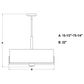 Vaxcel Surrey 5-Light Chandelier in Natural Brass, , large