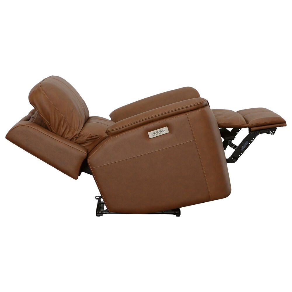Flexsteel Henry 2-Piece Power Reclining Sofa and Recliner in Caramel Brown, , large