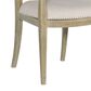Hooker Furniture Surfrider Carved Back Arm Chair with Beige Cushion in Driftwood (Set of 2), , large