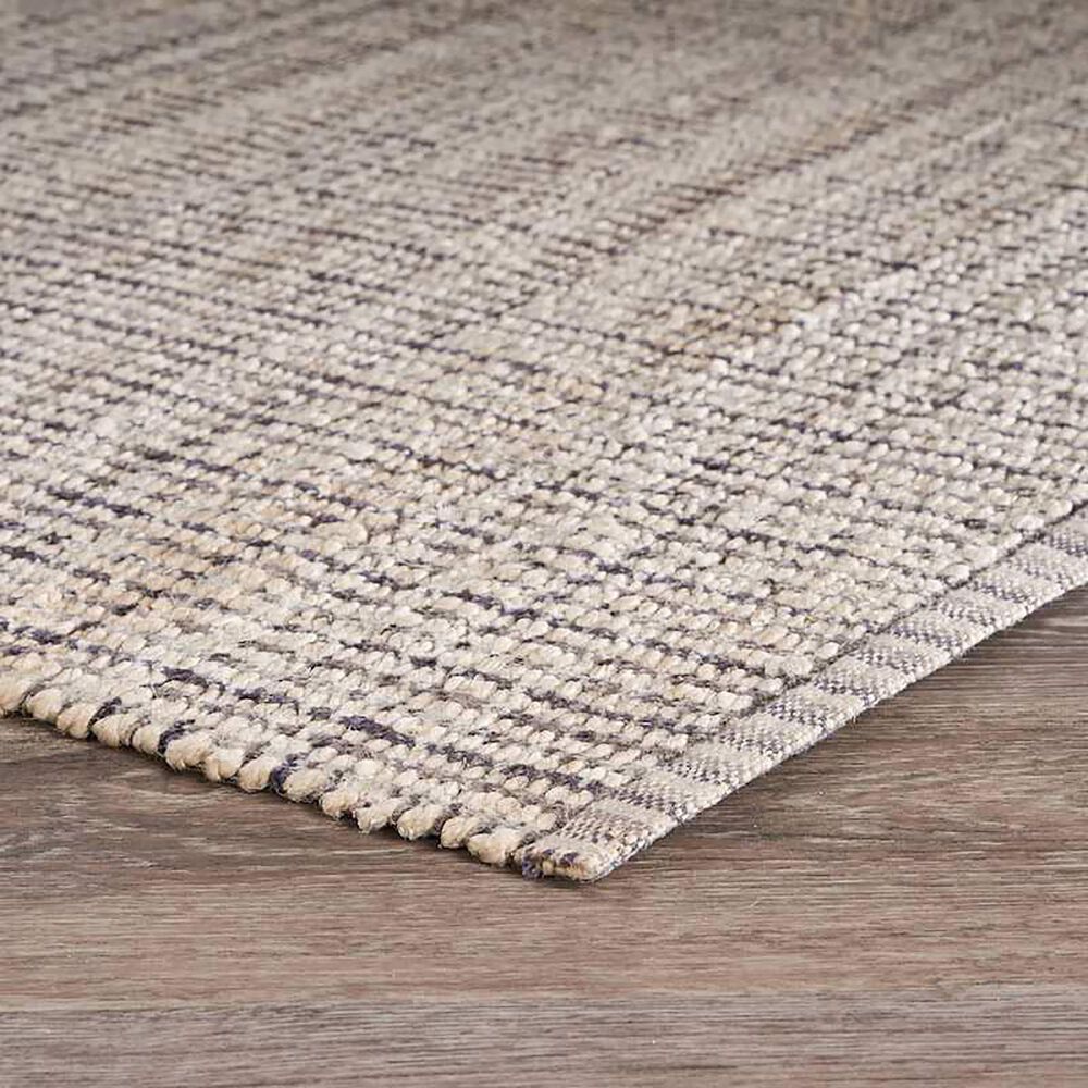 L&amp;R Resources Bleached Naturals 81434 7&#39;9&quot; x 9&#39;9&quot; Bleach and Gray Area Rug, , large