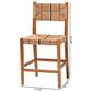 Baxton Studio Prita Counter Stool in Brown and Natural (Set of 2), , large