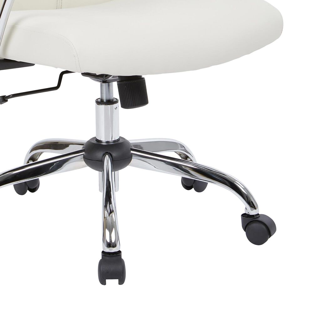 OSP Home Office Chair with Cream Cushion with Chrome, , large
