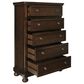 Millenium Porter 5-Piece King Bedroom Set in Rustic Brown, , large