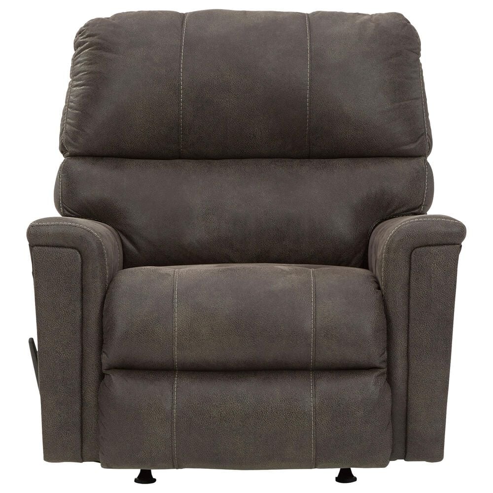 Ashley Navi Rocker Recliner in Smoke, , large