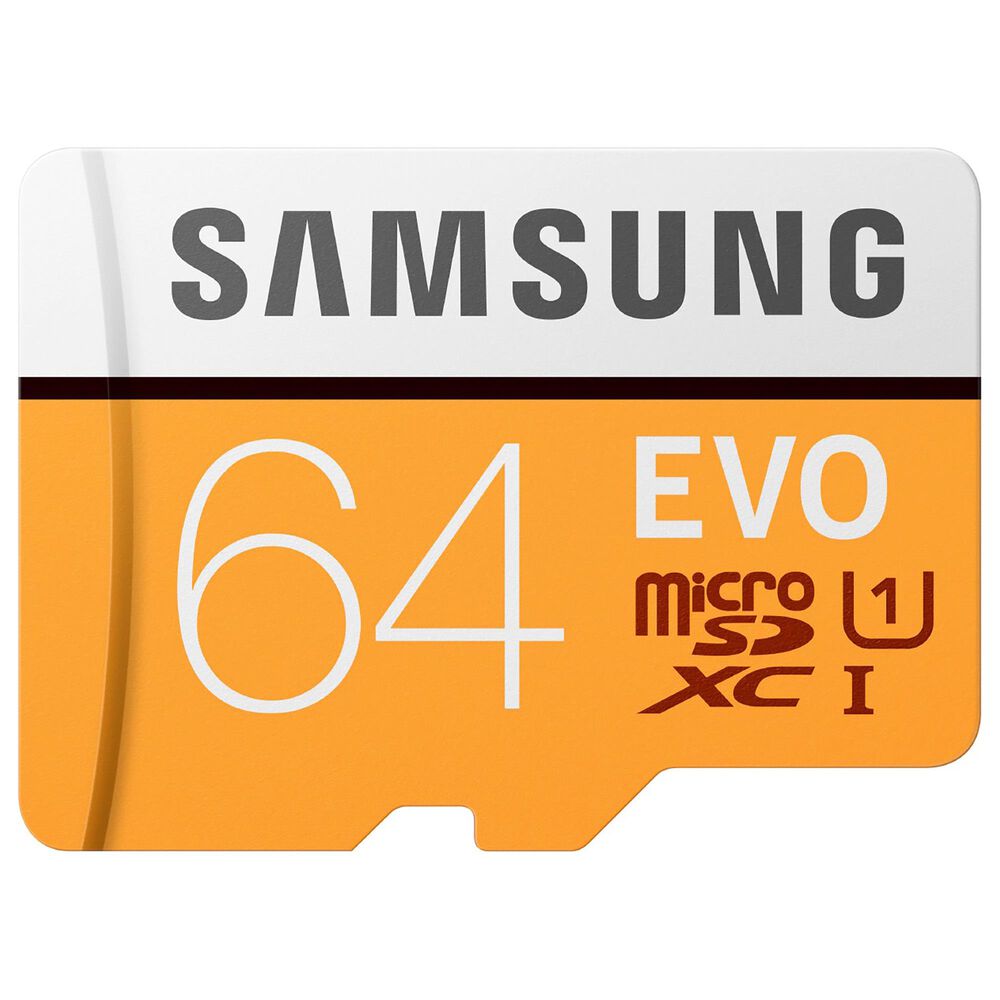 Samsung 64GB EVO microSDXC Memory Card, , large