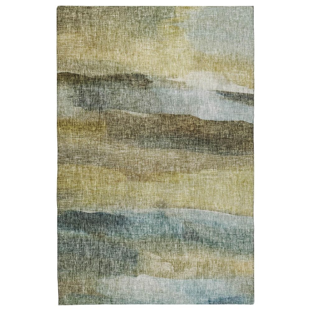 Dalyn Rug Company Boca Khaki, Beige, Taupe, Mocha, Gold and Gray 10" x 14" Area Rug, , large