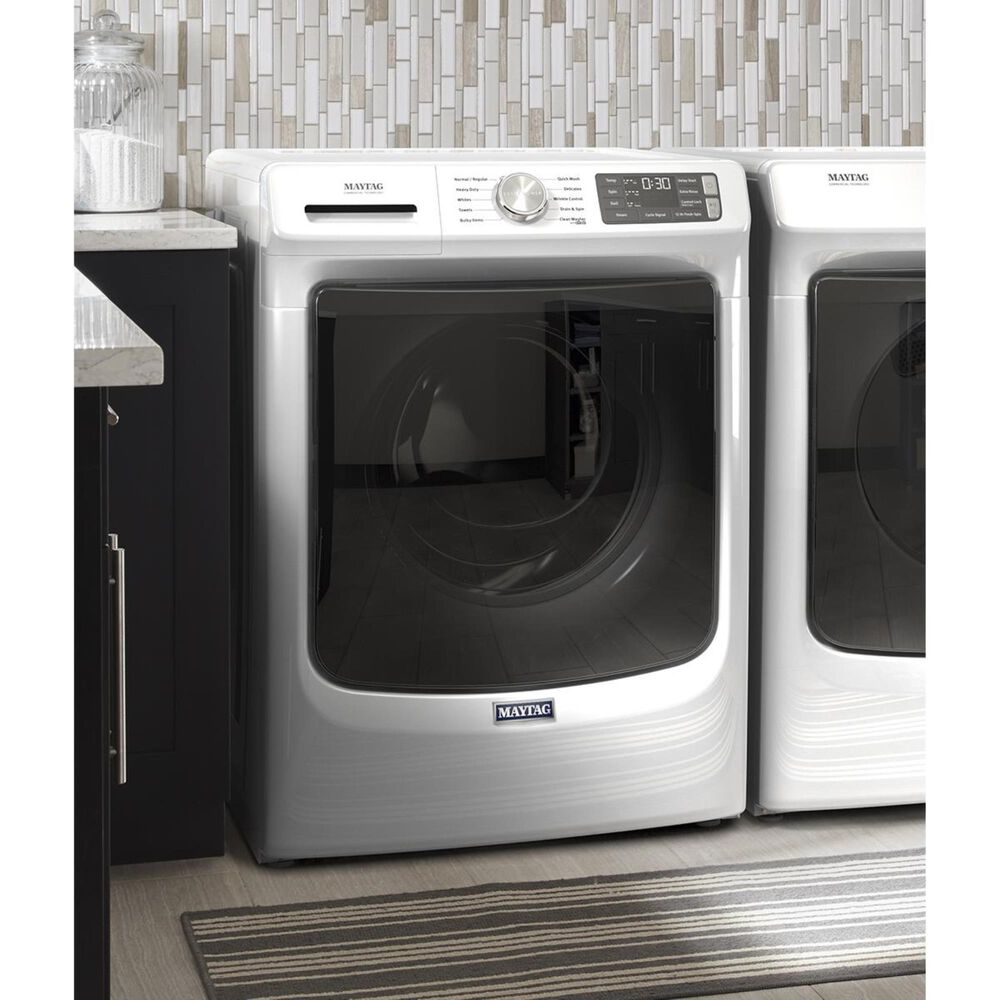 Maytag 4.5 Cu. Ft Front Load Washer with Steam in White Nebraska