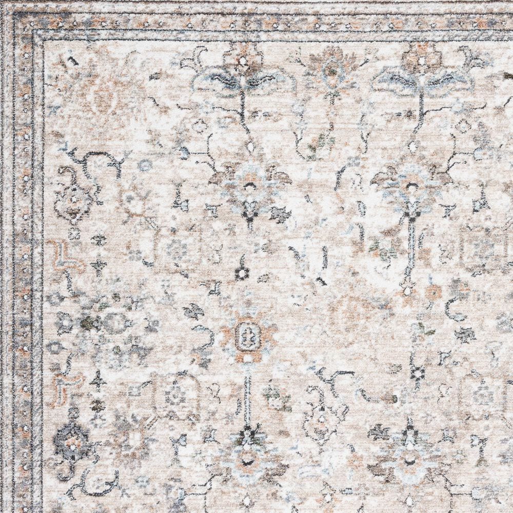 Safavieh Jasmine JSM333F 5&#39;3&quot; x 7&#39;7&quot; Grey and Blue Area Rug, , large