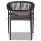 Baxton Studio Wendell Patio Dining Chair in Grey, , large