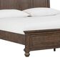 Riva Ridge Oxford California King Sleigh Bed in Cocoa with USB Ports, , large