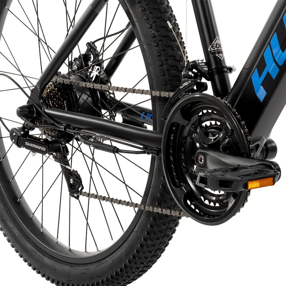 Huffy Eventis 27.5&quot; Mountain E-Bike with 350W Motor in Matte Black, , large