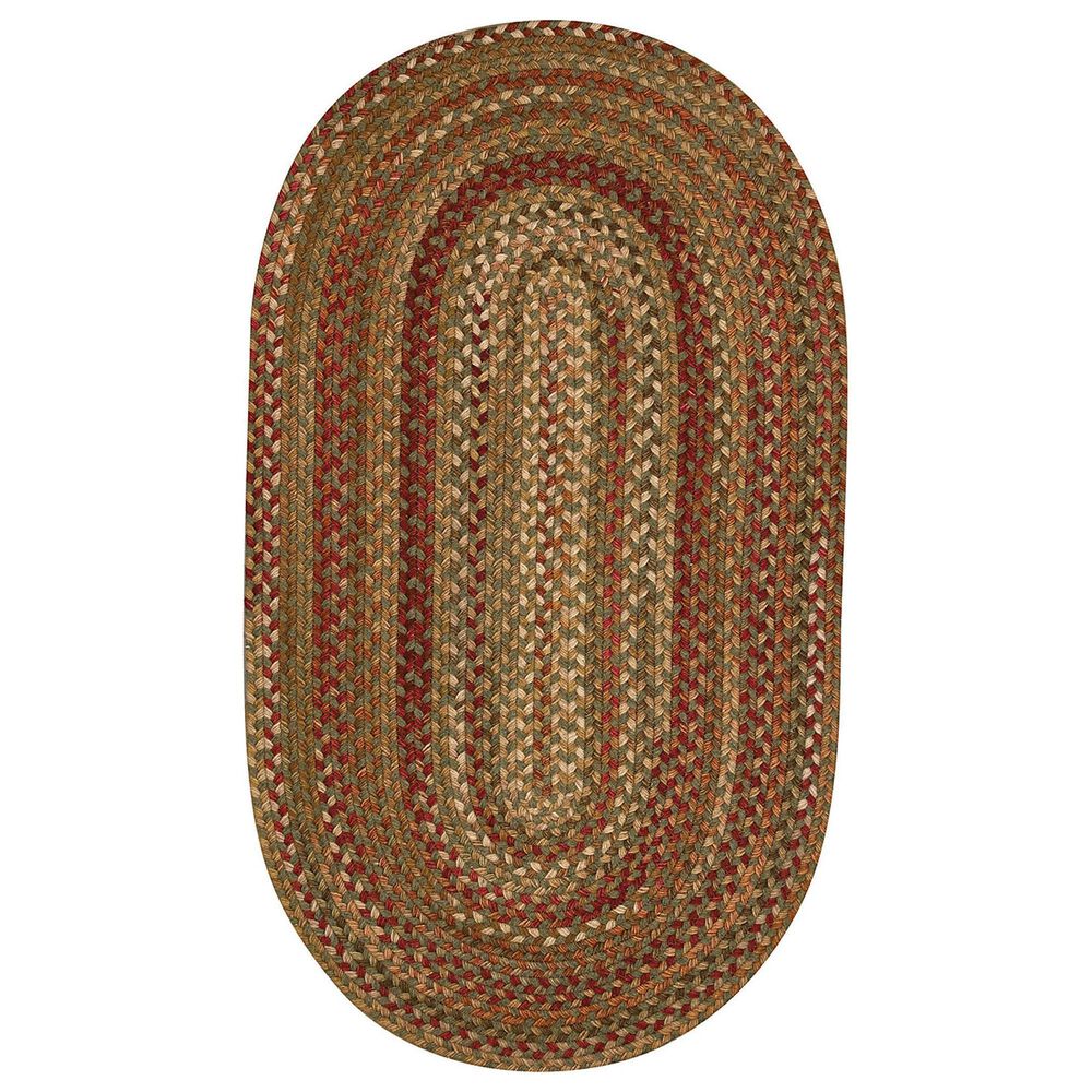 Capel Homecoming 0048-200 1"8" x 2"6" Oval Evergreen Area Rug, , large