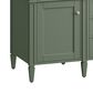 James Martin Brittany 60" Double Bathroom Vanity in Smokey Celadon with 3 cm Tajnar Eclos Top and Rectangular Sinks, , large