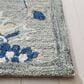 Safavieh Micro-Loop MLP387F 4" x 6" Gray and Blue Area Rug, , large