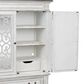 Belle Furnishings Abbey Park Mirrored Door Chest in White, , large