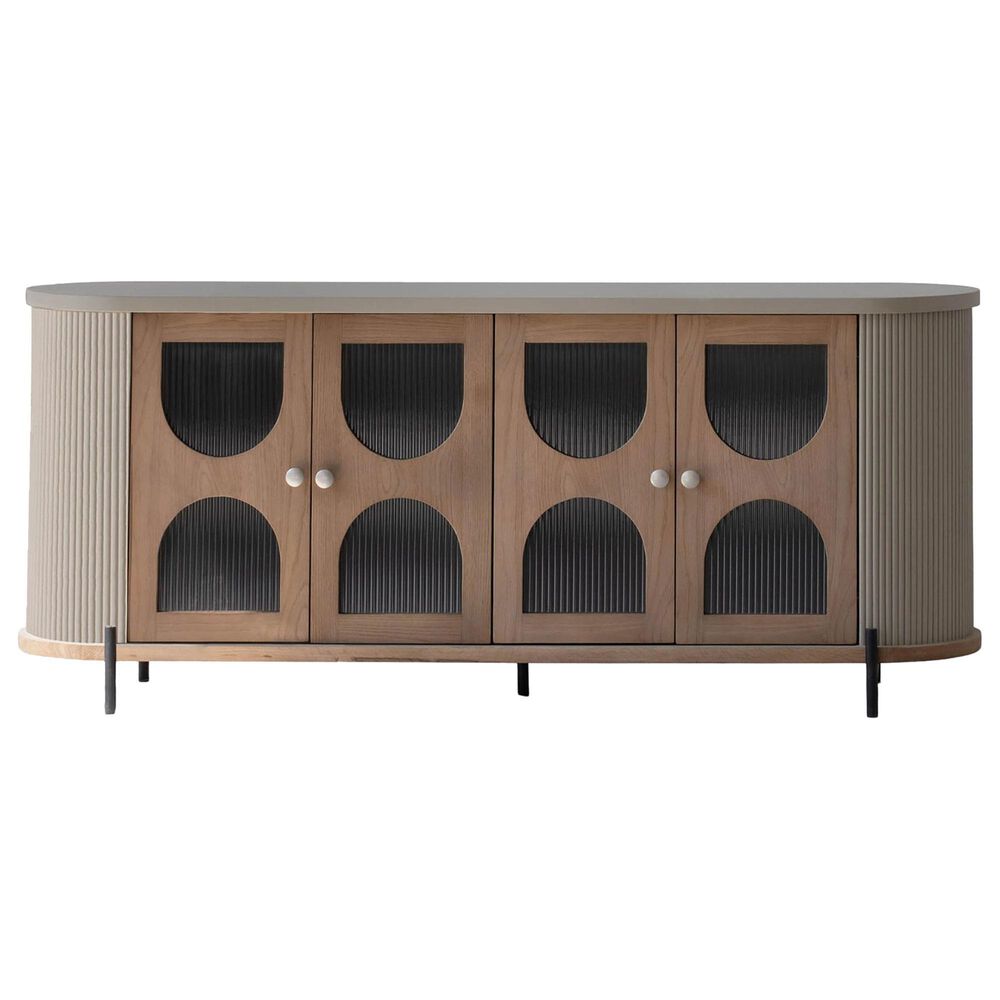 37B Colosseo Sideboard in Natural, Grey, Dark Blue and Black, , large
