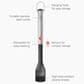 Joseph Joseph GrillOut BBQ Silicone Basting Brush with Retractable Head in Black and Stainless Steel, , large