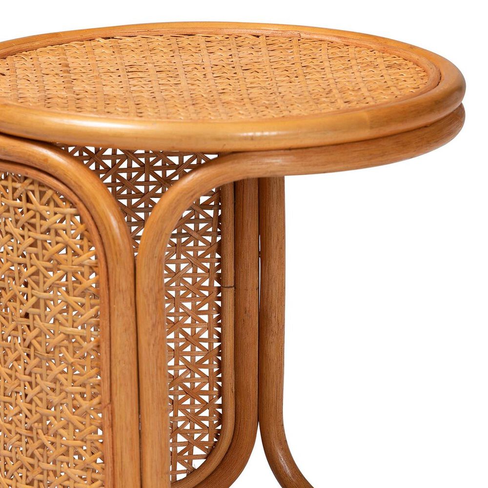 Baxton Studio Eldon End Table in Light Honey, , large