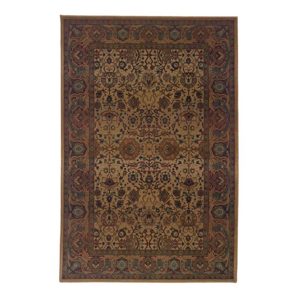 Oriental Weavers Kharma 332W 2" x 3" Beige Scatter Rug, , large