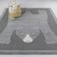 Balta Rugs Barry Bear 4"4" x 6" Grey Kids Area Rug, , large