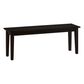 Waltham Simplicity Wooden Bench in Espresso, , large