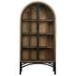 Nest Home Collections Victoria China Cabinet in Antique Natural and Black, , large