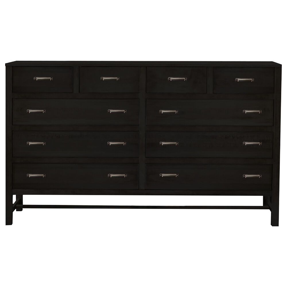 Fleming Furniture Co. Rochester 10 Drawer Dresser and Mirror in Onyx, , large