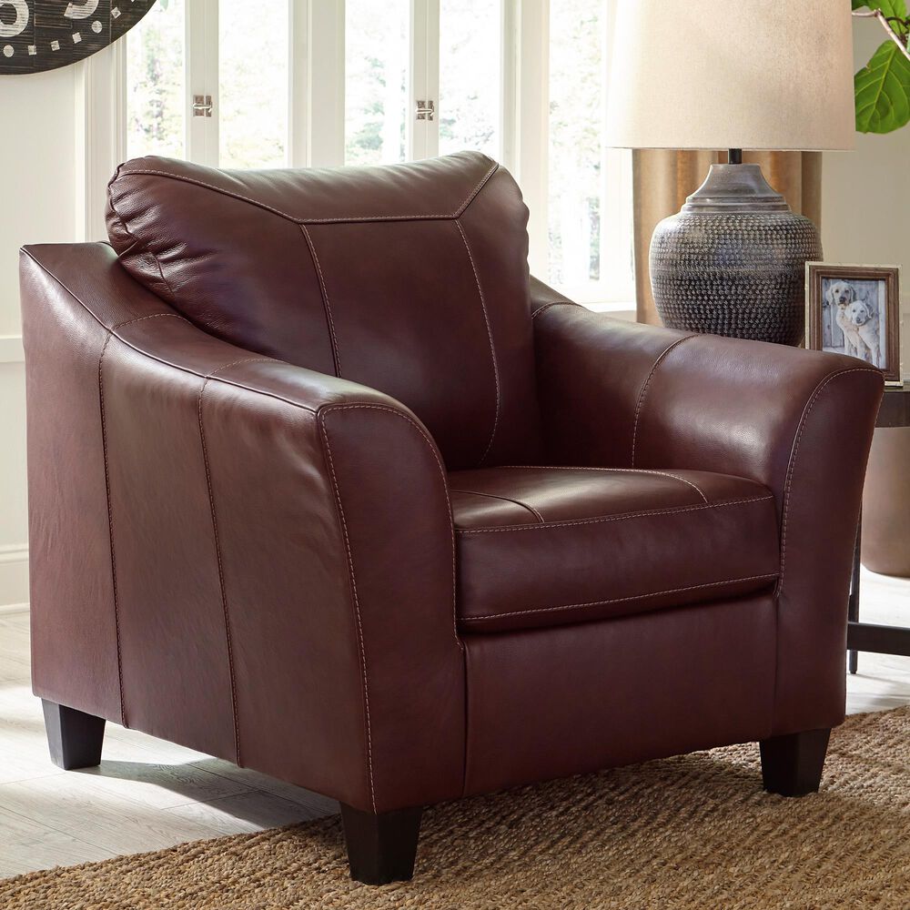 Signature Design by Ashley Fortney Accent Chair in Mahogany, , large
