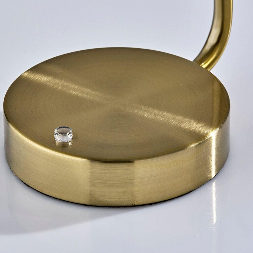 Adesso Amari Desk Lamp with Cordless LED in Antique Brass, , large