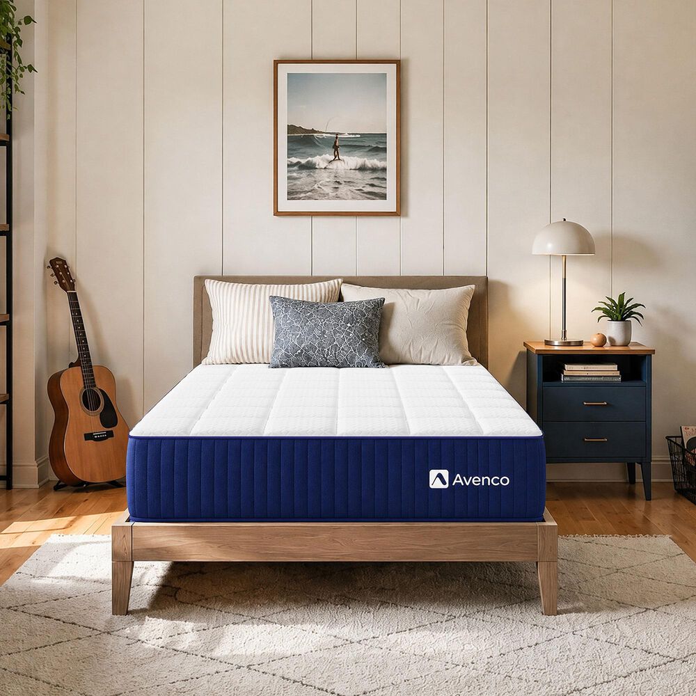 Avenco Spring Thread 10" Medium Queen Mattress in a Box, , large