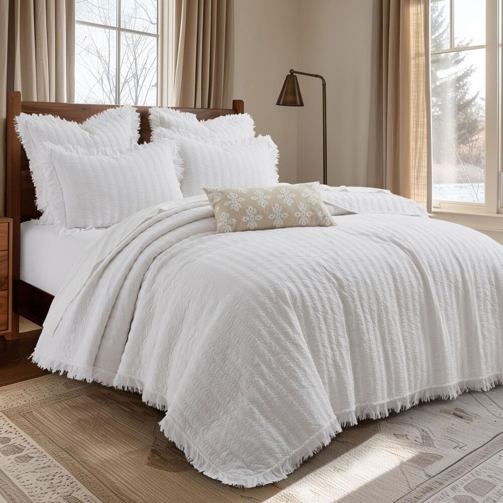 Levtex Wilhemina 3-Piece King/California King Quilt Set in White, , large