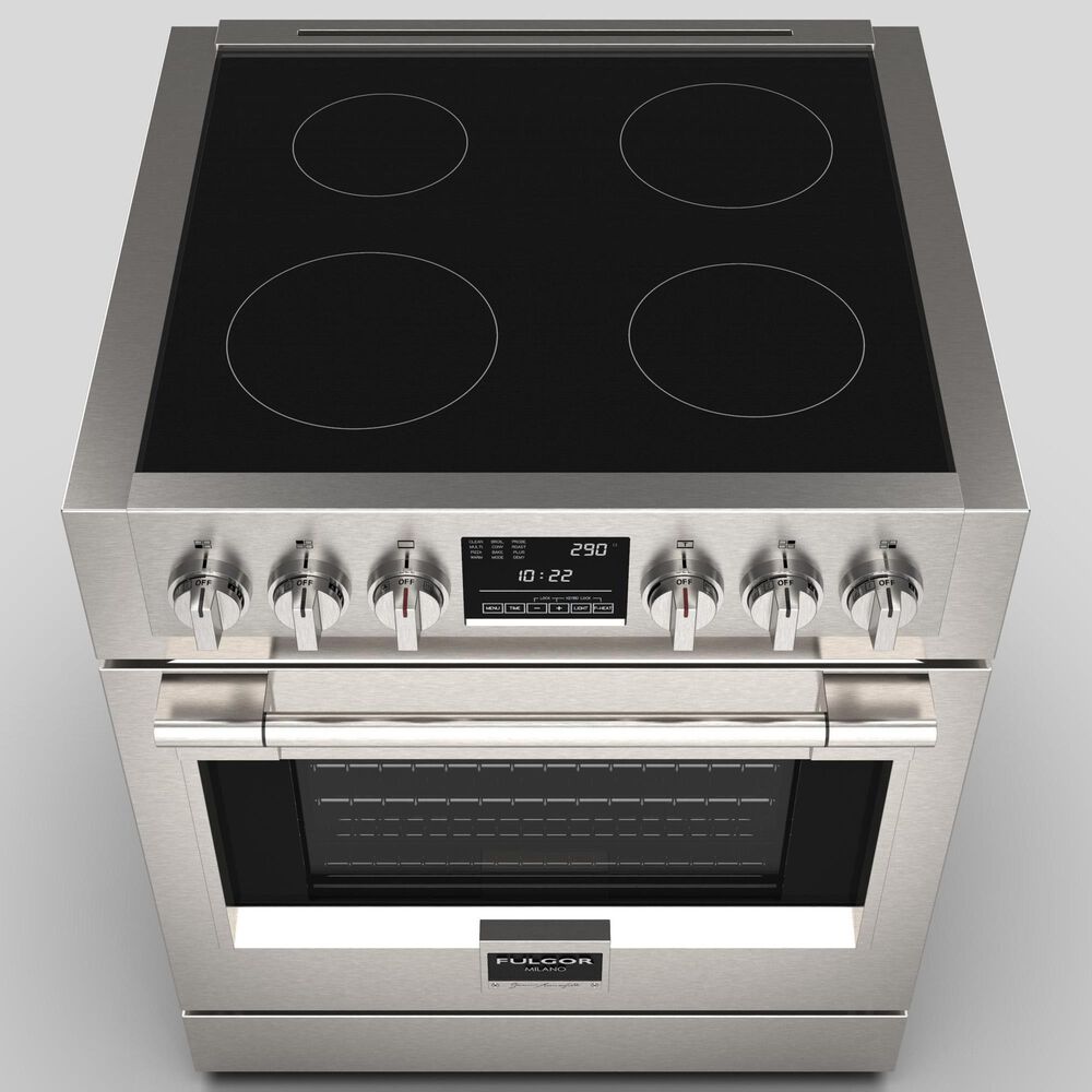 Fulgor Milano Sofia 4.1 Cu. Ft. 30&quot; Professional Induction Electric Range in Stainless Steel, , large