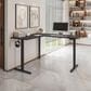 Rta Products Llc Polaris L-Shaped Electric Standing Desk with Spacious Desktop in Black, , large