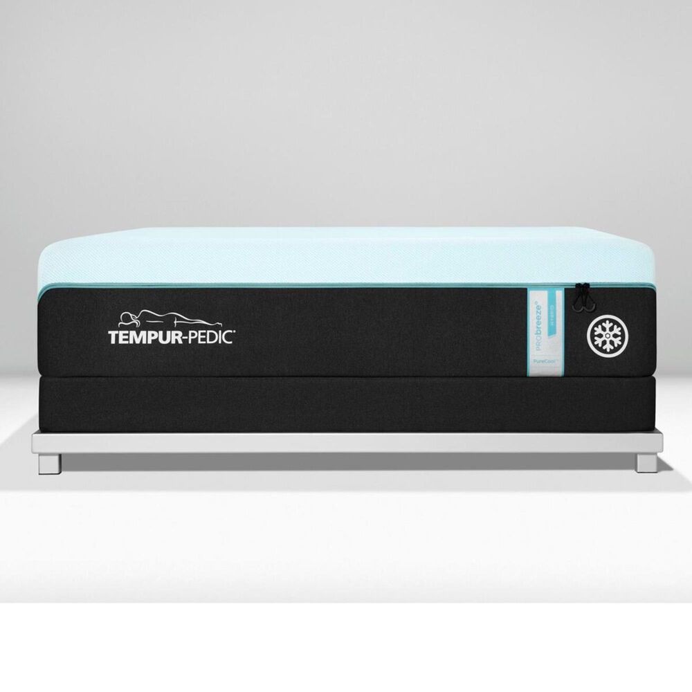 Tempur-Pedic TEMPUR-PRObreeze Medium Hybrid Twin XL Mattress with High Profile Box Spring, , large