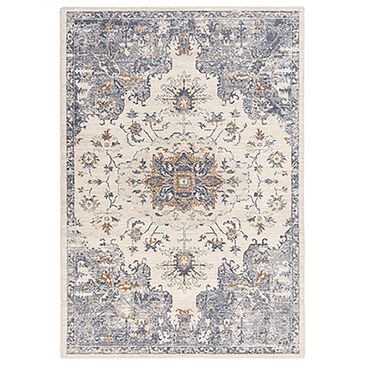 RIZZY Ventura VRA751 3" x 5" Blue and Ivory Area Rug, , large