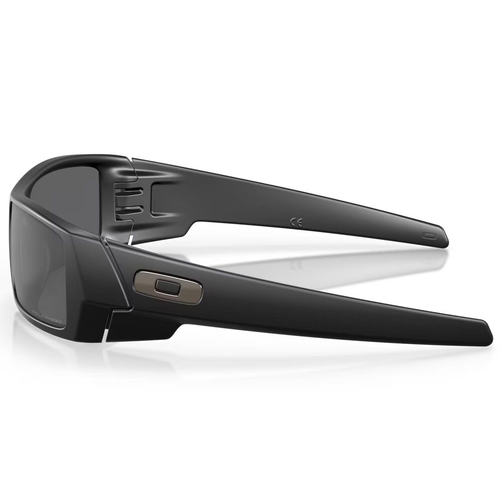 Oakley Men&#39;s Sunglasses with Black Iridium Polarized Lenses in Matte Black, , large