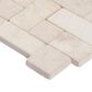Soho Studio Pebblestone Lovina White 12" x 12" Natural Stone Mosaic Sheet, , large