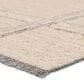 Jaipur Hadi Bilal 8" x 10" Pumice Stone, Humus, Frozen Dew, Fog and Almond Milk Area Rug, , large