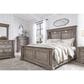 Millenium Blairhurst 3-Piece King Panel Bedroom Set in Light Grayish Brown with Lights, , large