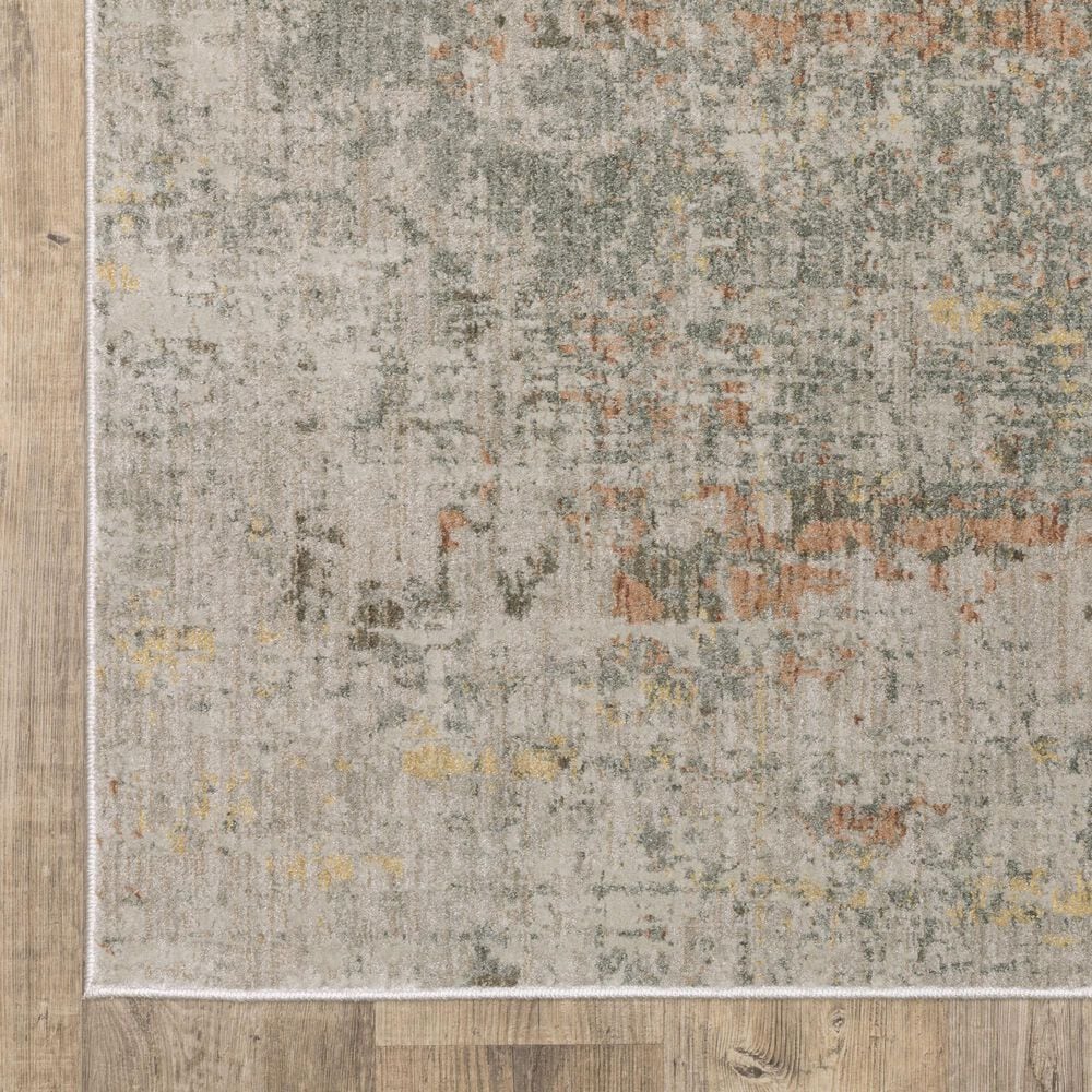 Oriental Weavers Mallory Grey and Multicolor 3&#39;3&quot; x 5&#39; Area Rug, , large
