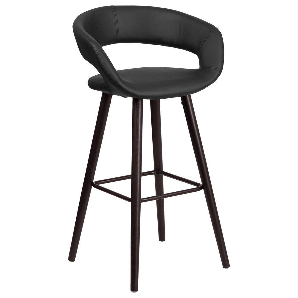 Flash Furniture Brynn 29" Barstool in Black, , large