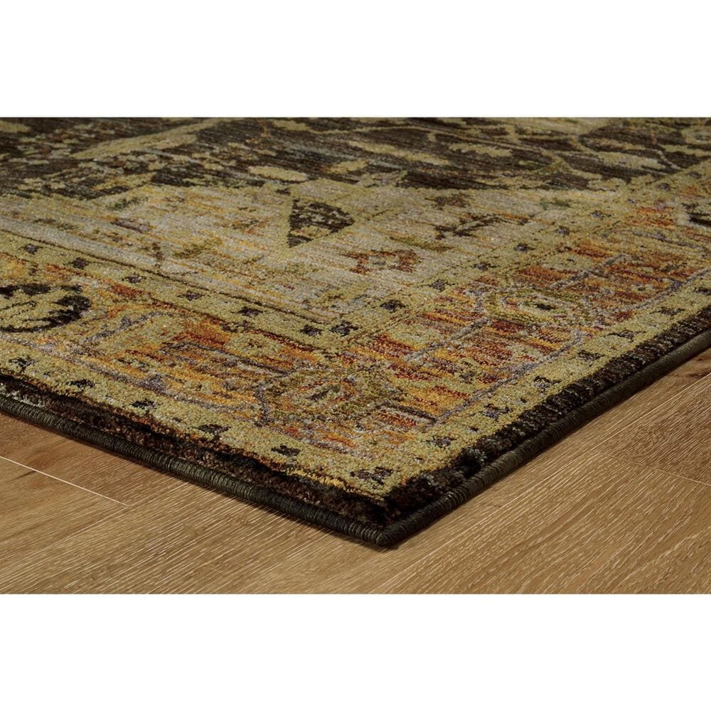 Oriental Weavers Andorra 7138B 2&#39;6&quot; x 12&#39; Gold and Grey Runner, , large