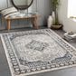 Surya Lavadora 9"3" x 12" Black, Ink Blue, Light Gray, Light Beige and Cream Area Rug, , large