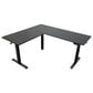 Rta Products Llc Polaris L-Shaped Electric Standing Desk with Spacious Desktop in Black, , large