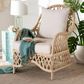 Baxton Studio Florence Arm Chair in Neutral, , large