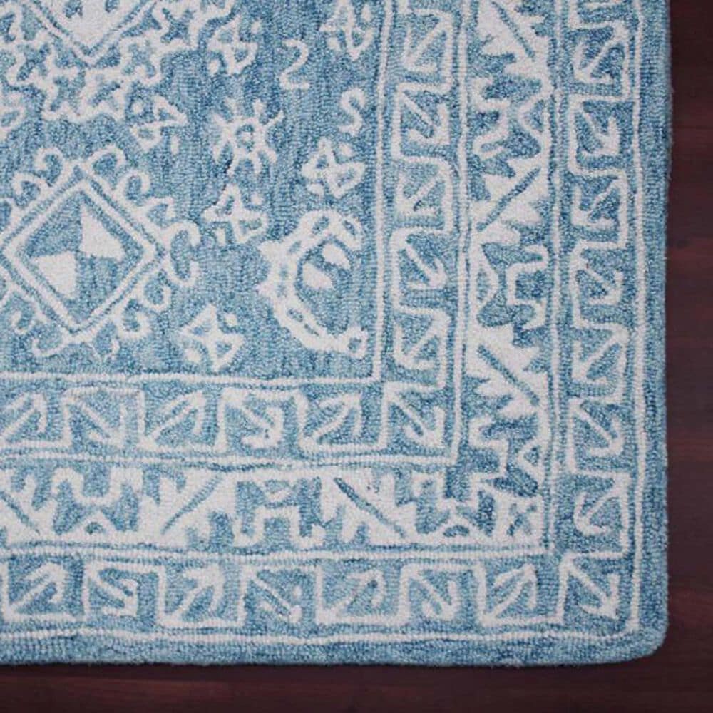 Amer Rugs Boston 5&#39; x 7&#39;6&quot; Teal Blaze Area Rug, , large