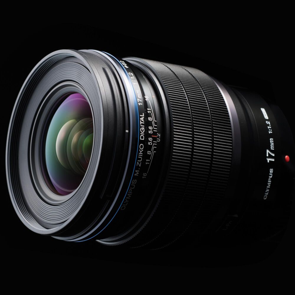 OM- System M.Zuiko Digital ED 17mm f/1.2 Pro Lens in Black, , large