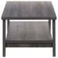 CorLiving Hollywood Coffee Table with Curved Legs in Dark Grey, , large