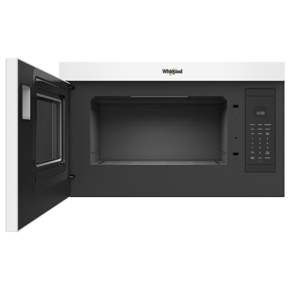Whirlpool 1.1 Cu. Ft. Flush Mount Microwave in White, , large
