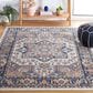Safavieh Astoria 4" x 6" Blue and Rust Area Rug, , large